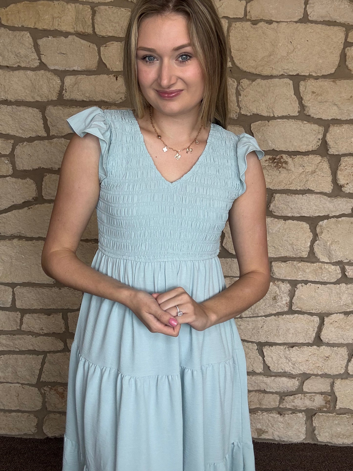 Name of The Game Dress- Mint