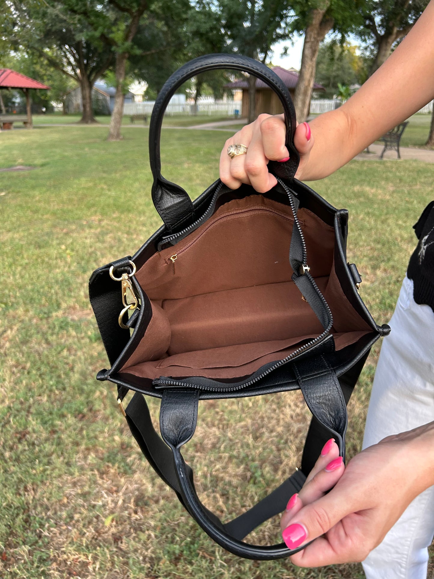 Leather Purse- Black