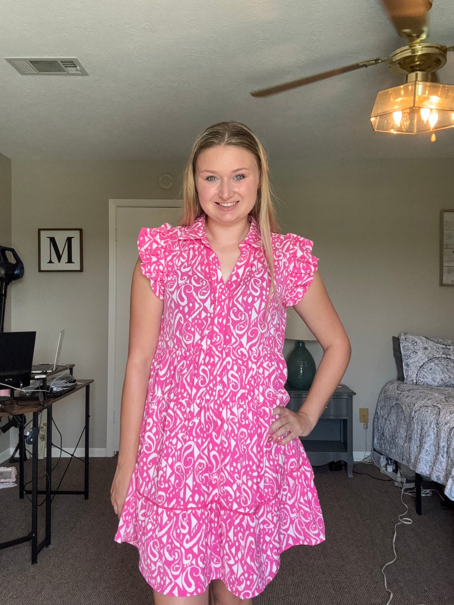 Seaside Dress- Pink