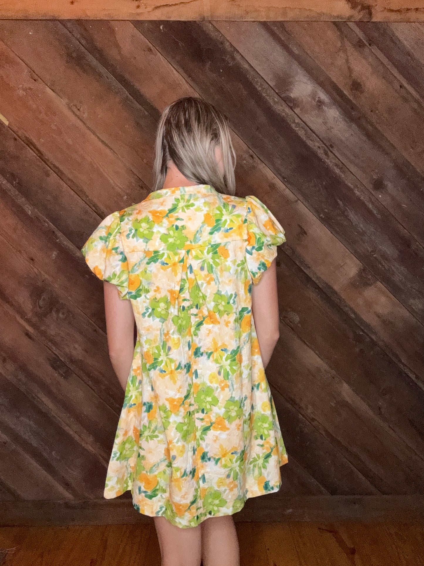 Jordan Floral Collared Mini Dress
