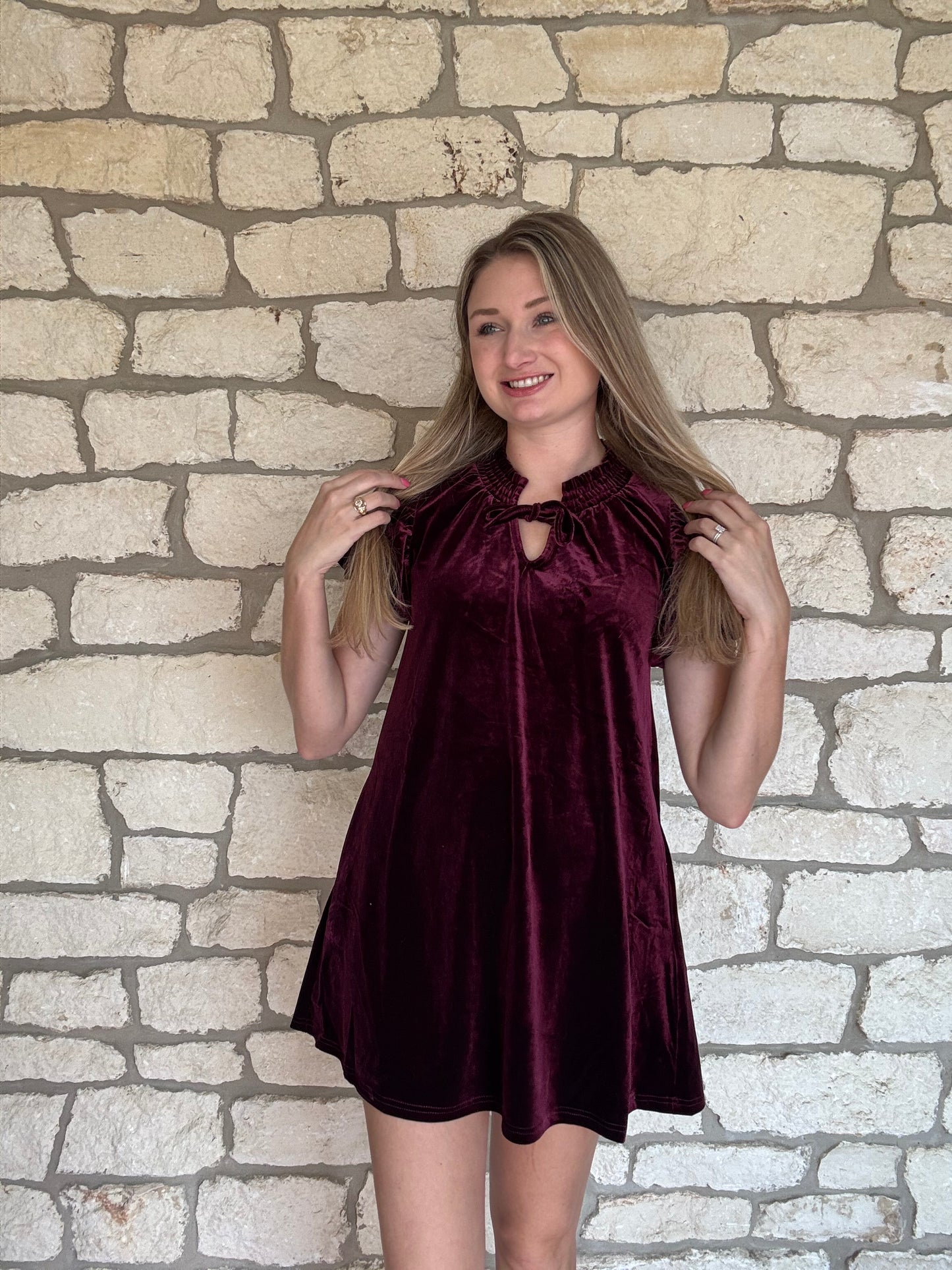 Jody Dress- Wine