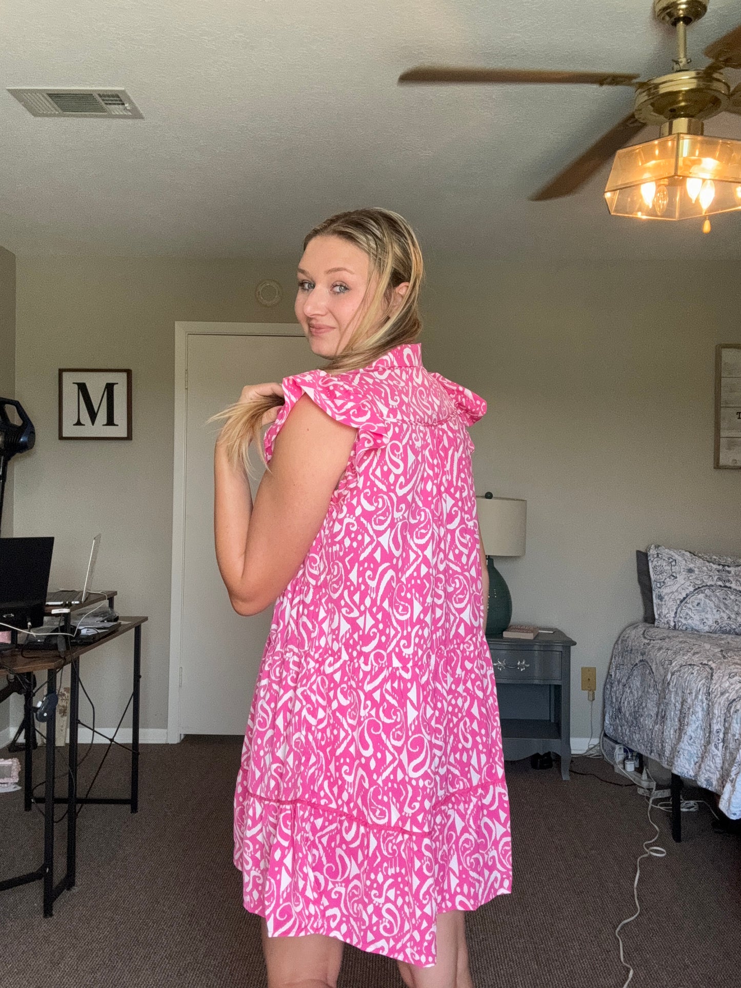 Seaside Dress- Pink