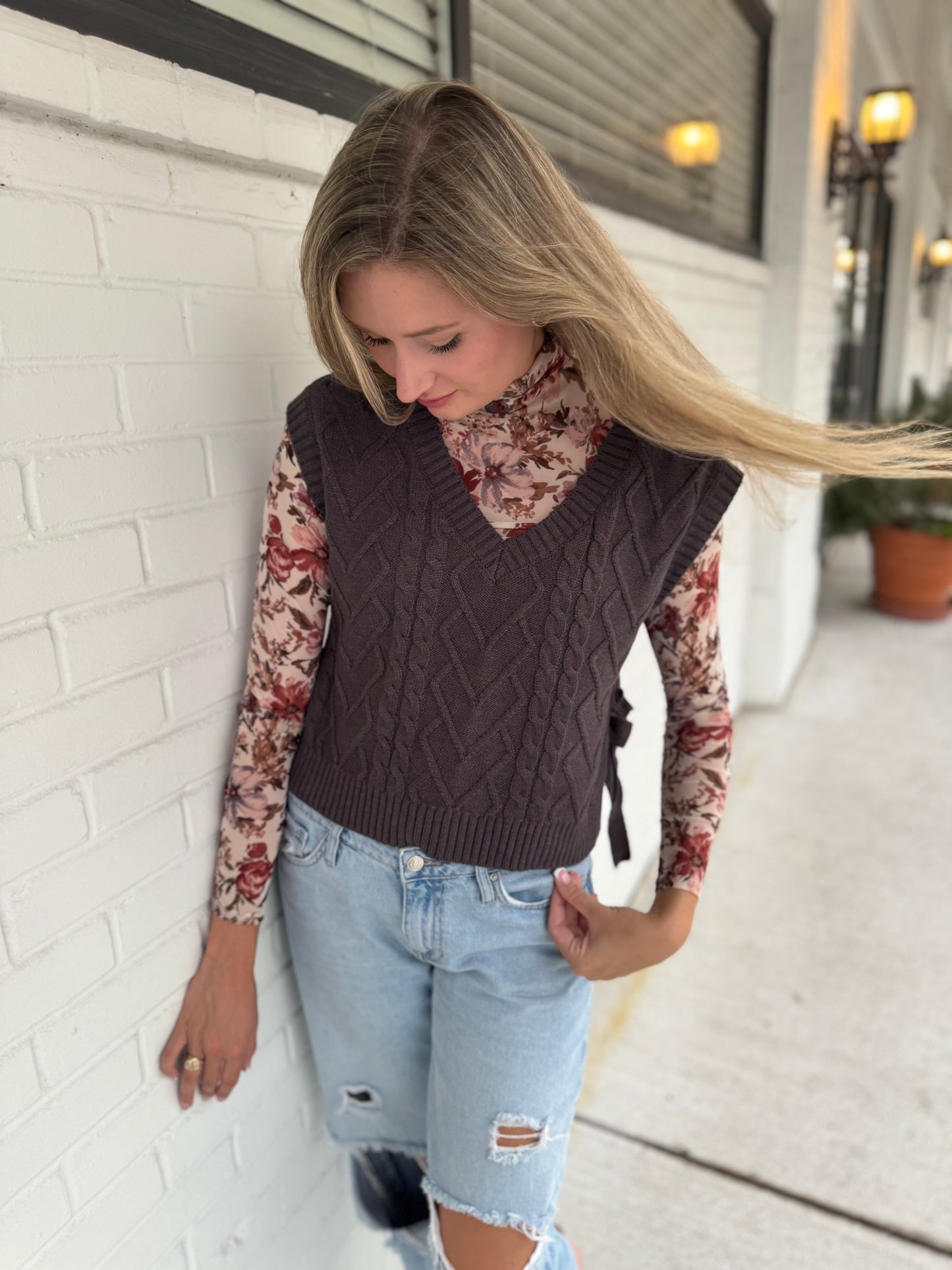 Floral Undershirt