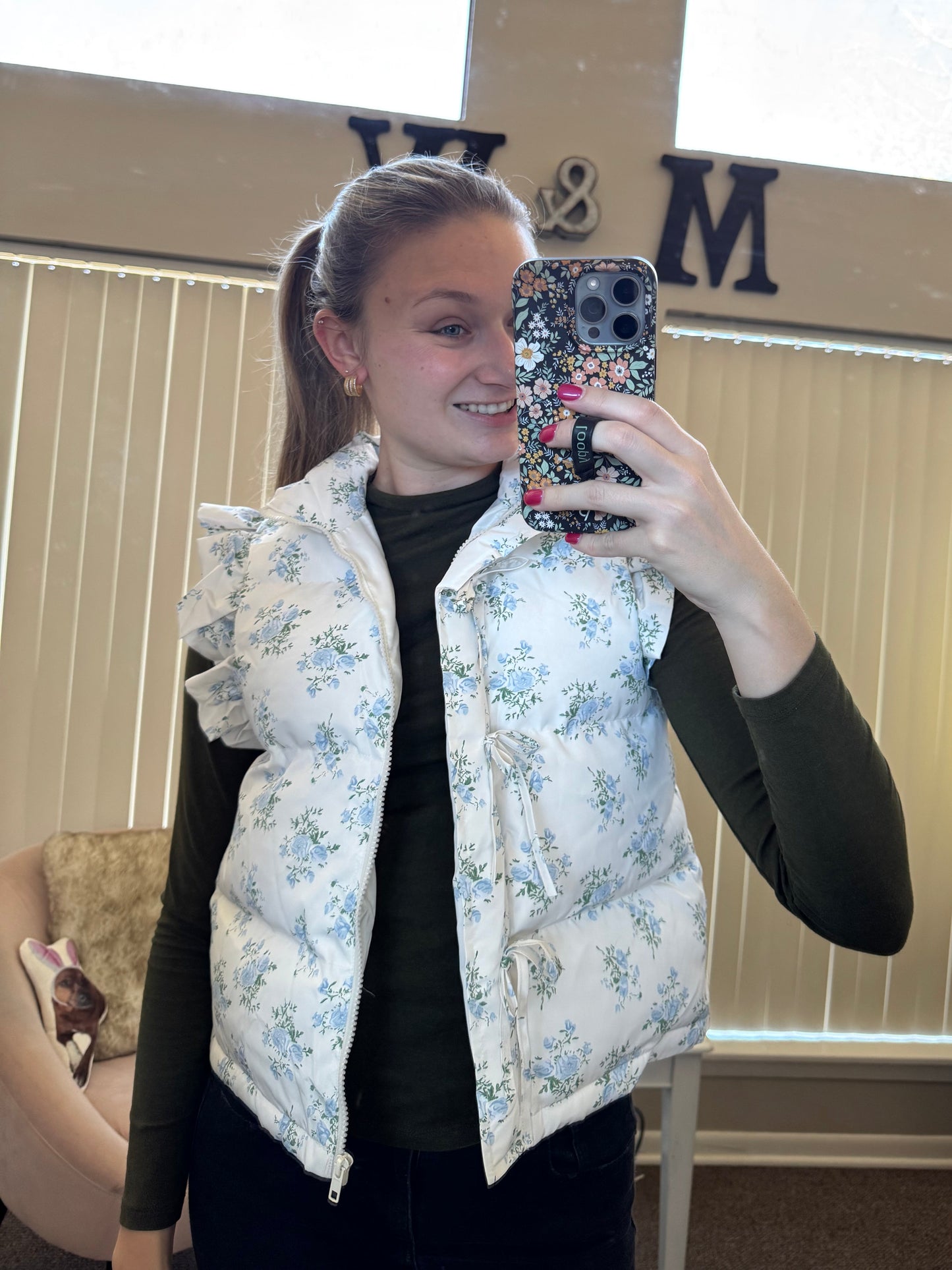 Floral Vest