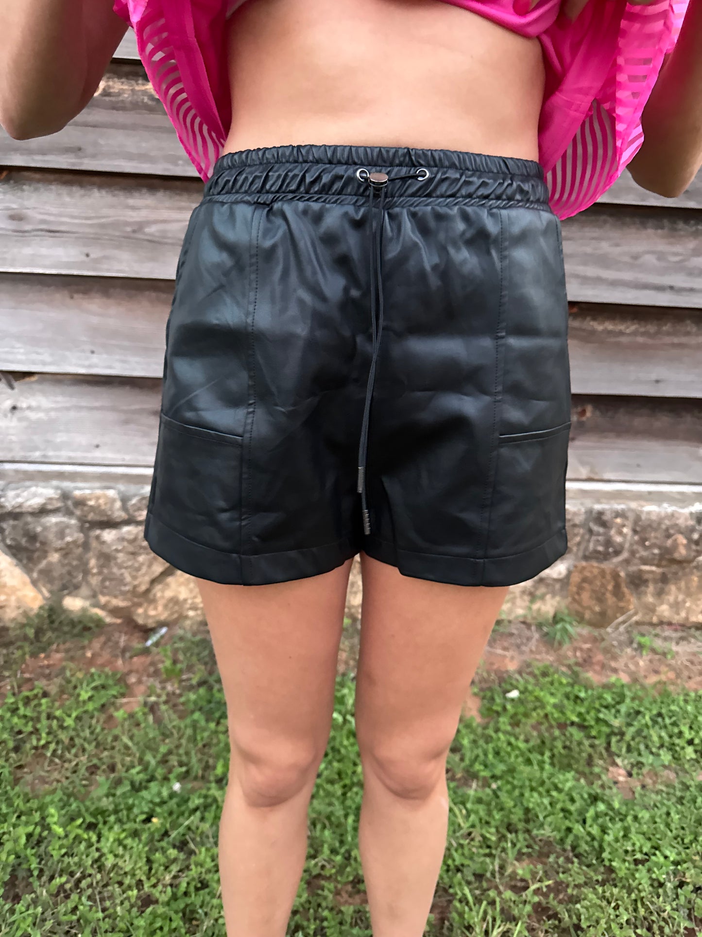 Leather Shorts