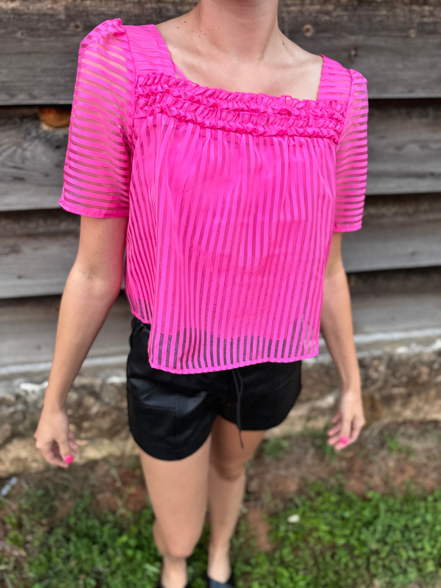 Shelly Top- Pink