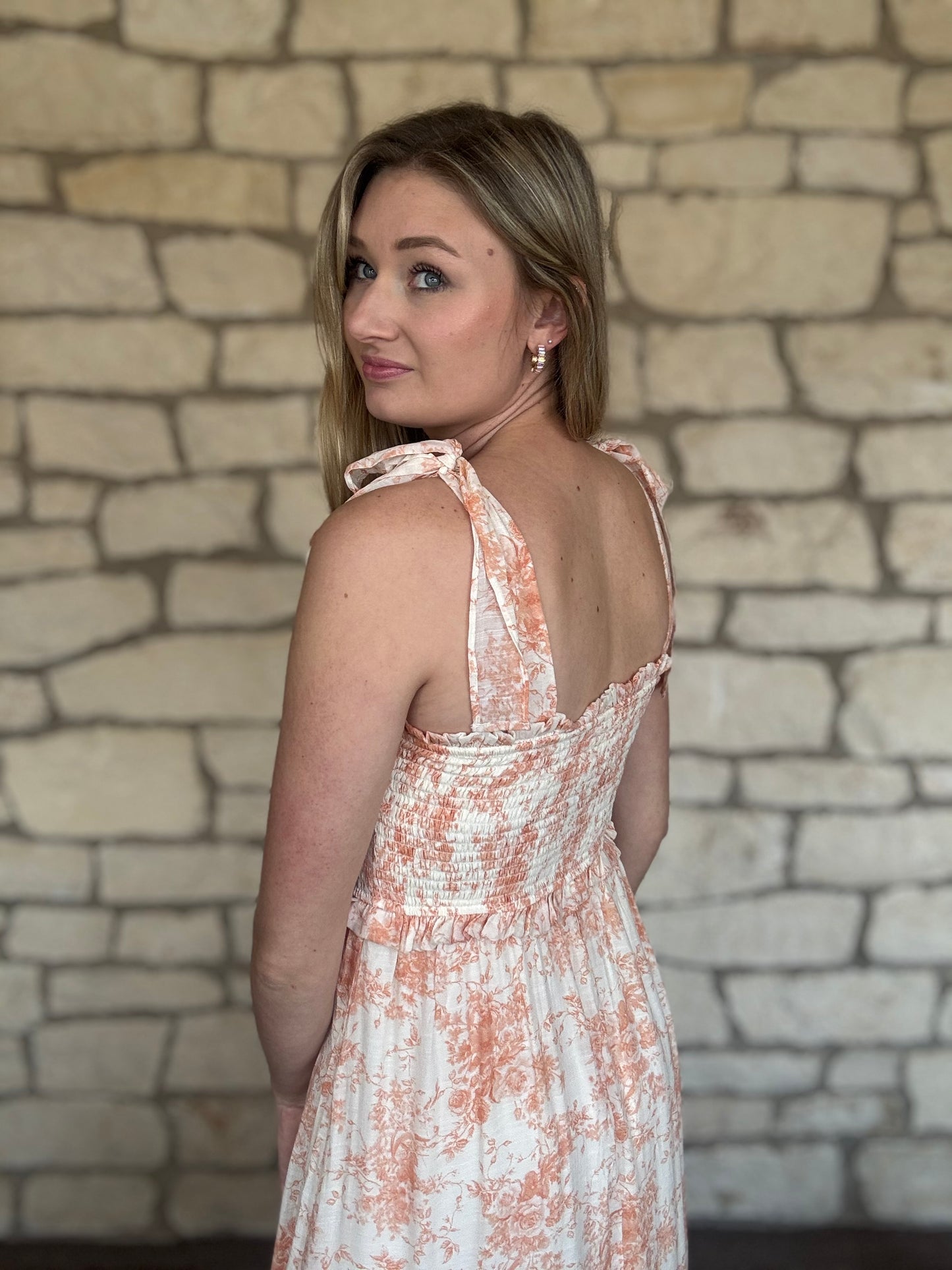 Picnic Dress- Apricot