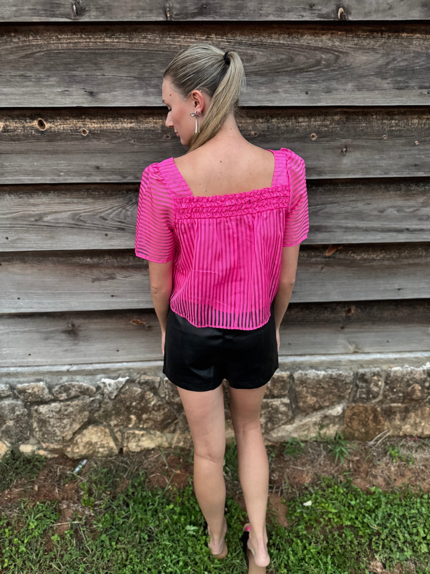 Shelly Top- Pink