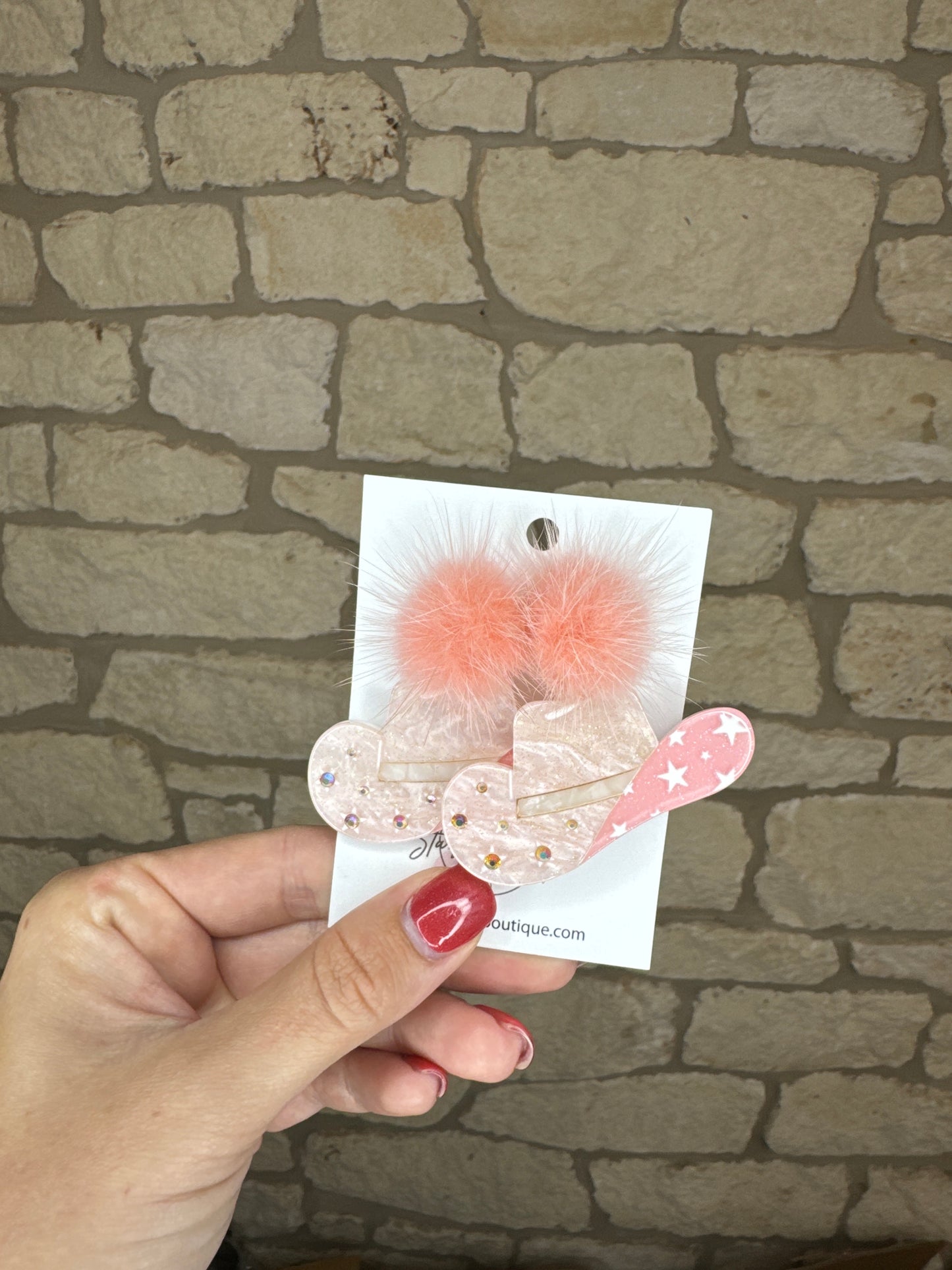 Pink Cowboy Earrings