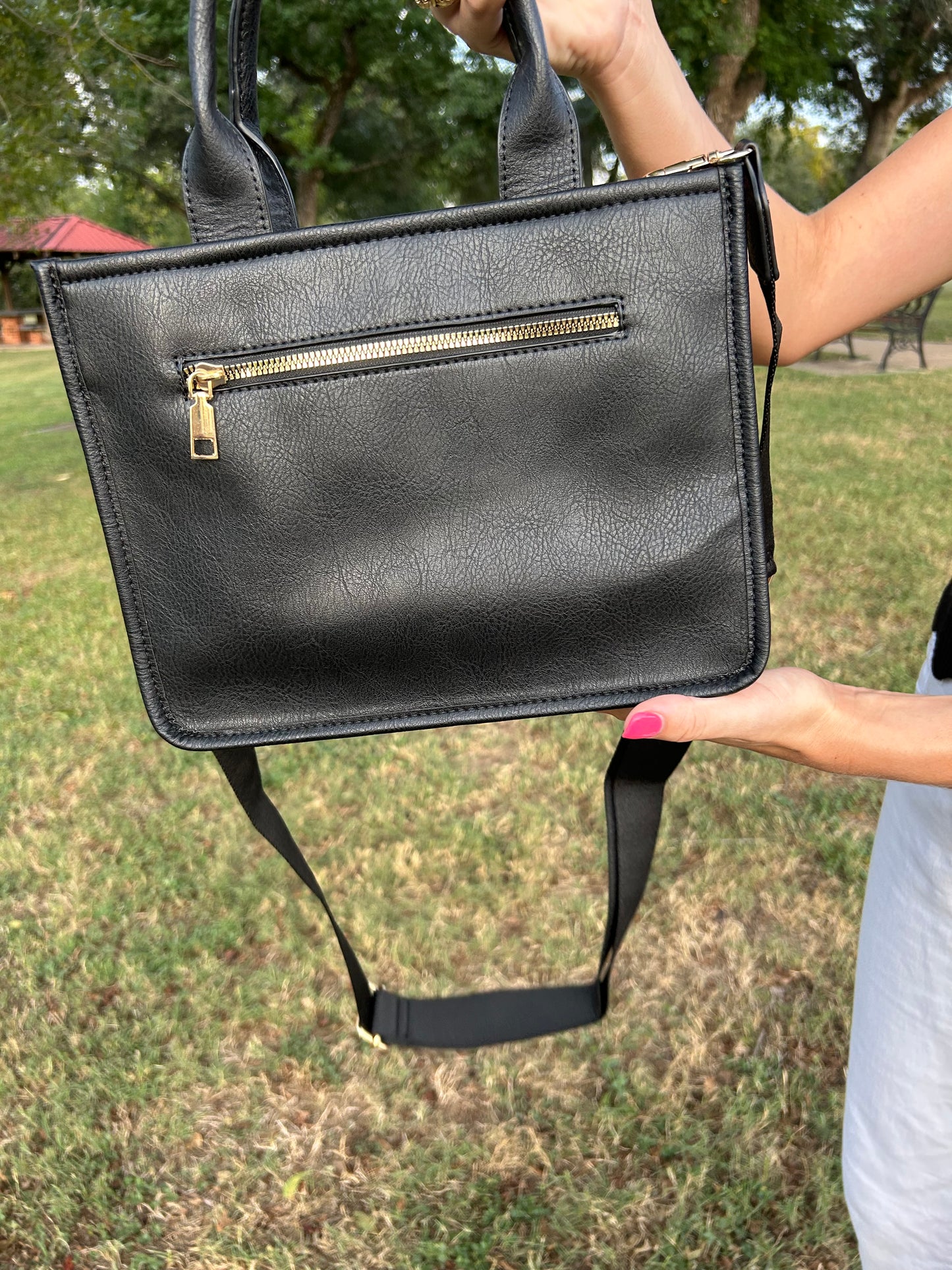 Leather Purse- Black
