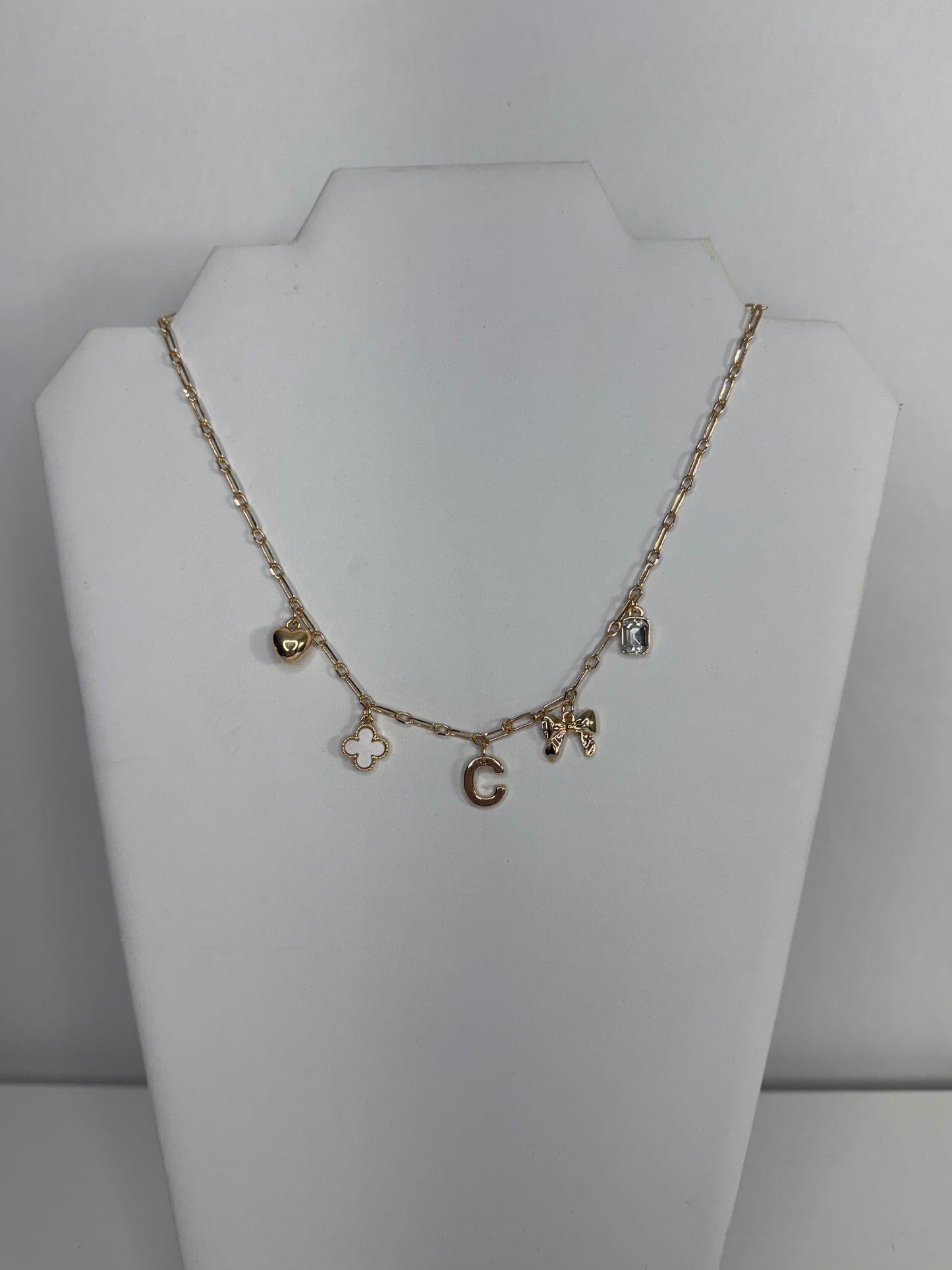 C Charm Necklace