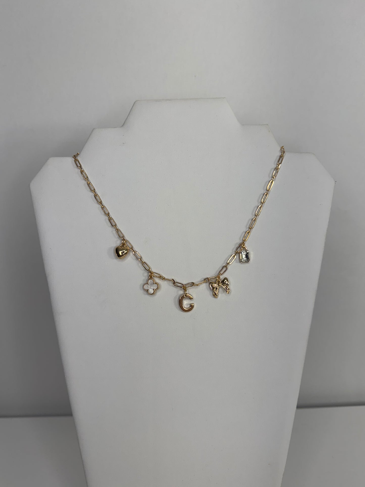 C Charm Necklace