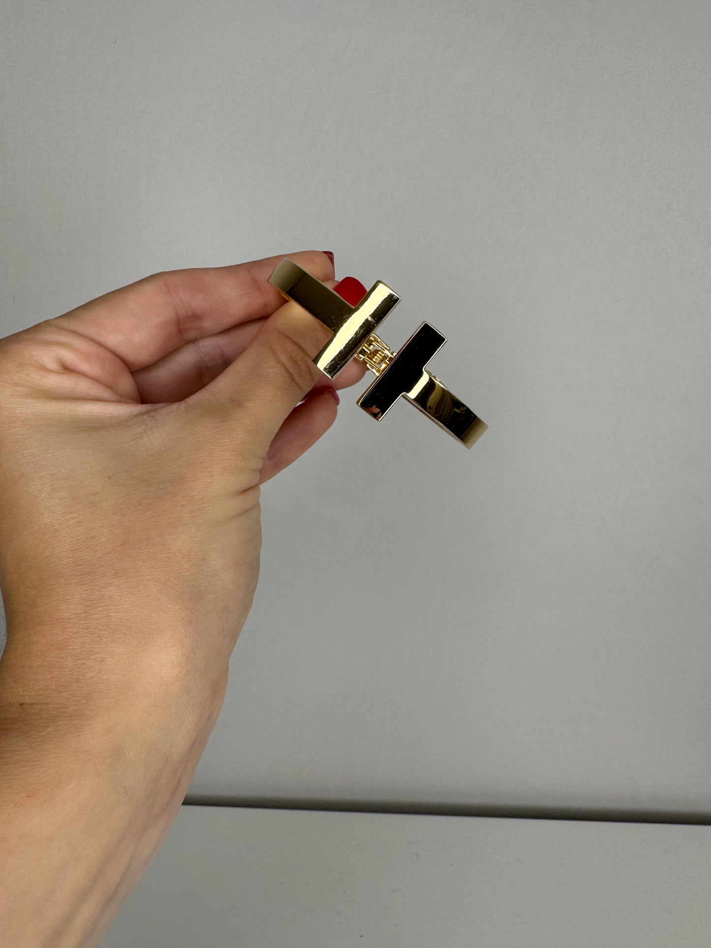 Gold T Cuff
