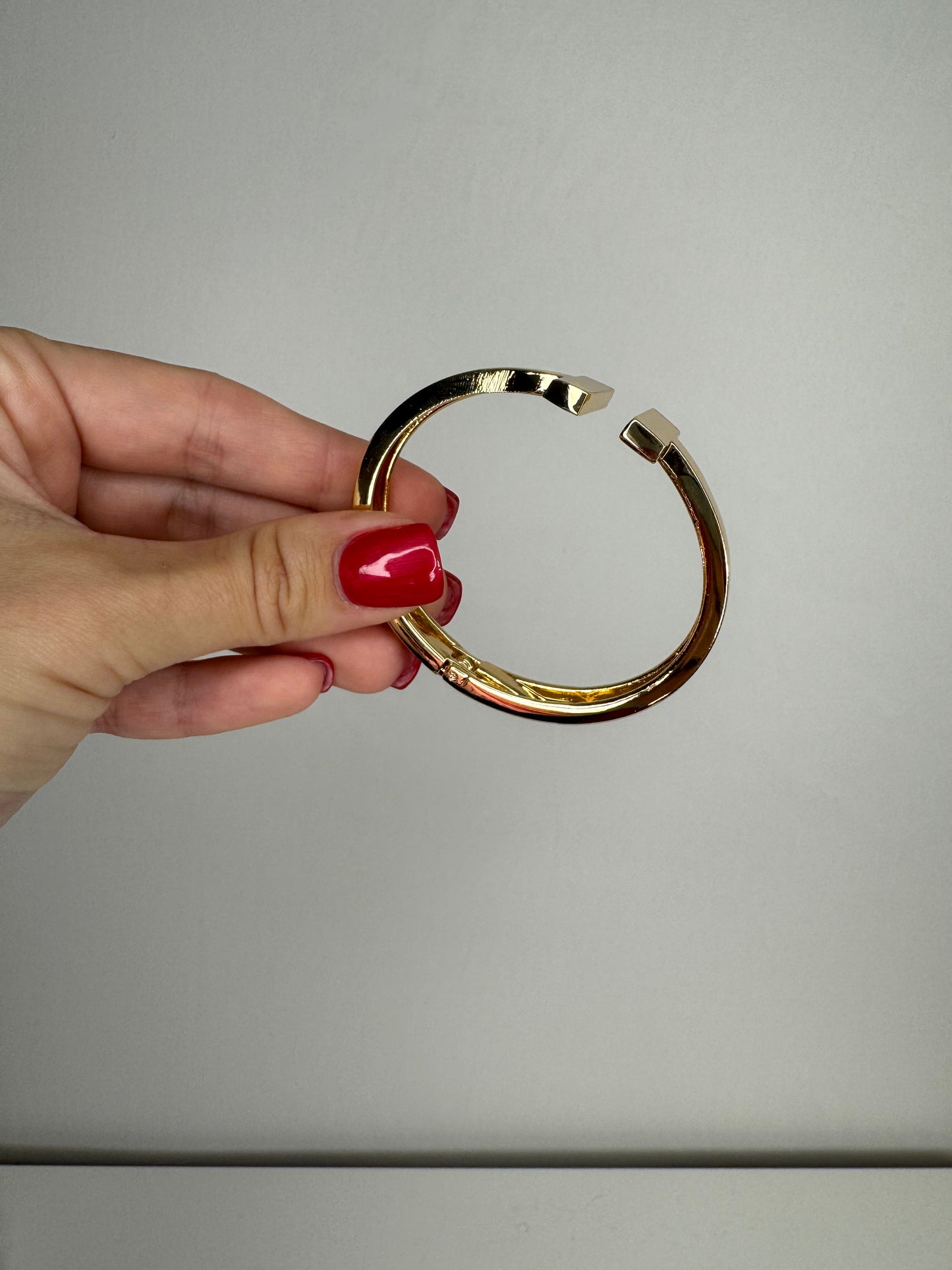 Gold T Cuff