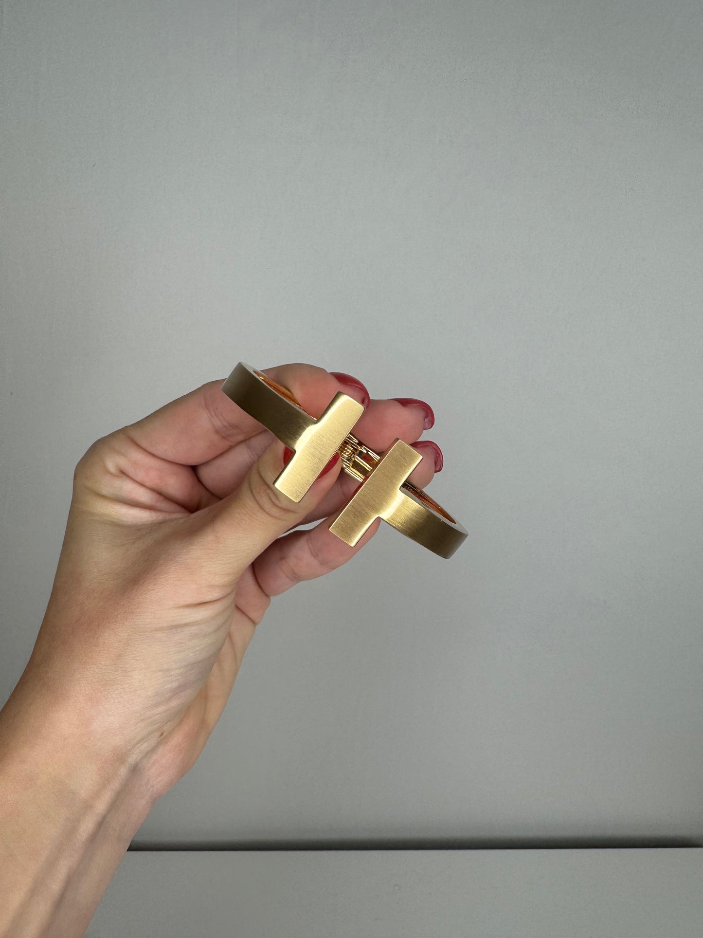 Gold T Cuff- Matte