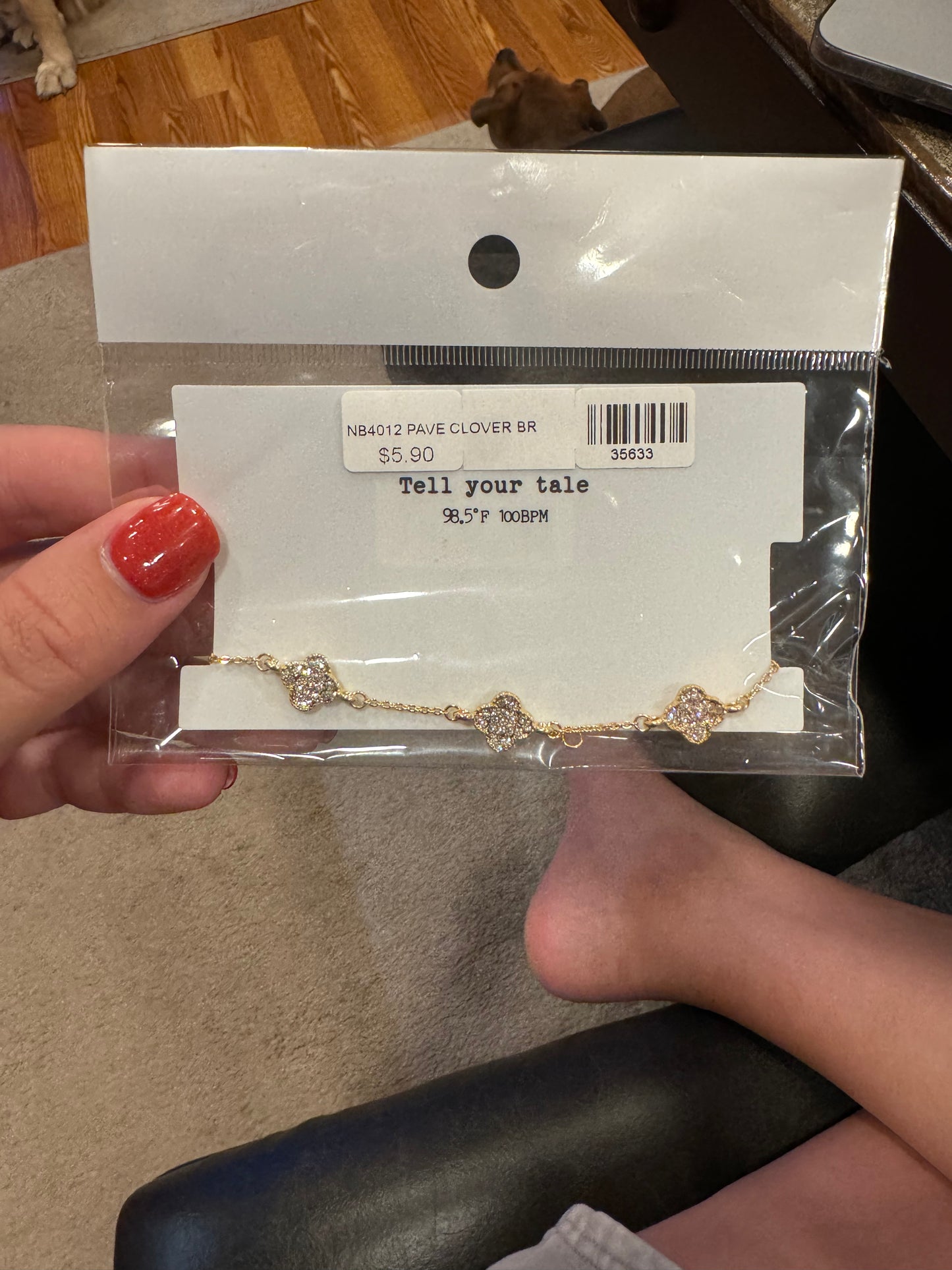 Diamond Clover Bracelet