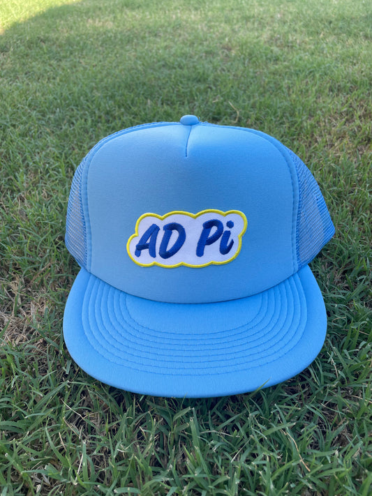 Blue AD Pi Trucker Hat