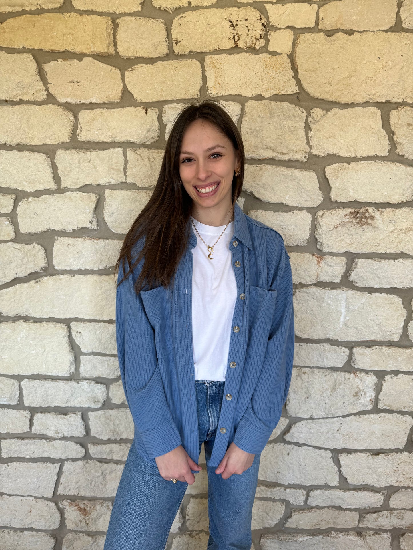 Country Blue Shacket