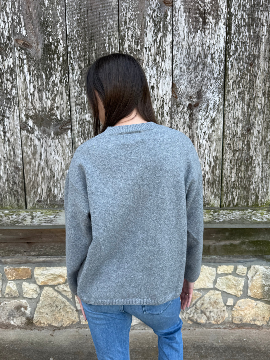 Katherine Grey Knit Sweater
