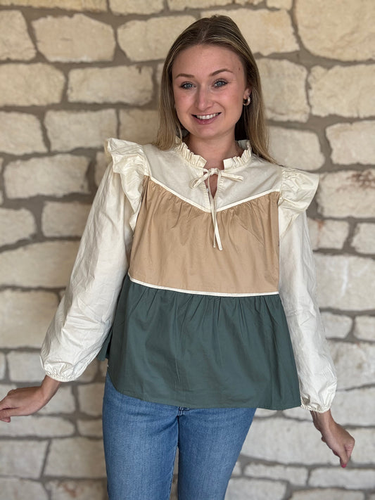 Montana Long Sleeve Cotton Top