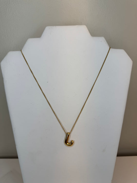 Balloon J Necklace