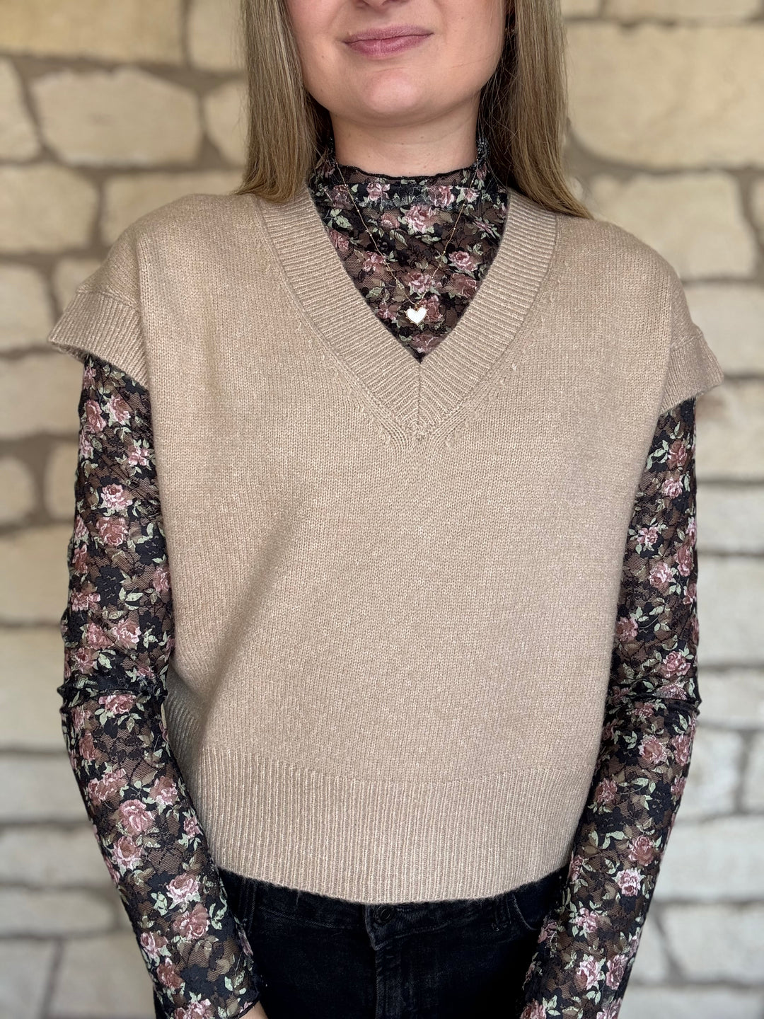 Amy V Neck Sweater Shirt