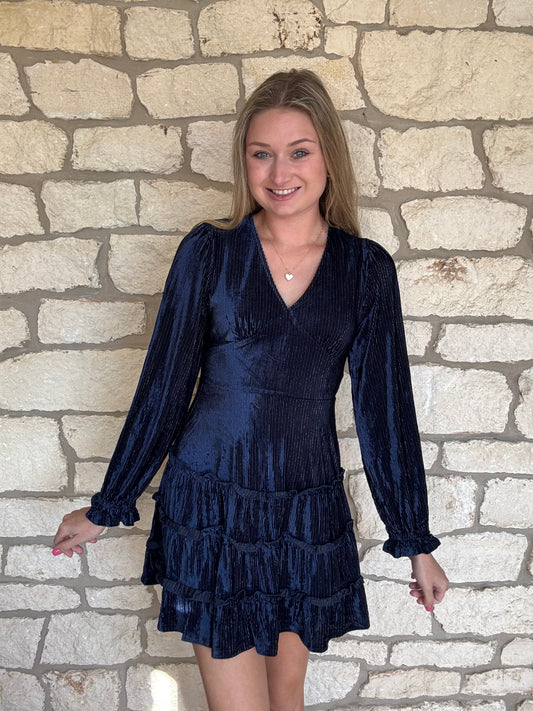 Out For Wine Dress- Midnight