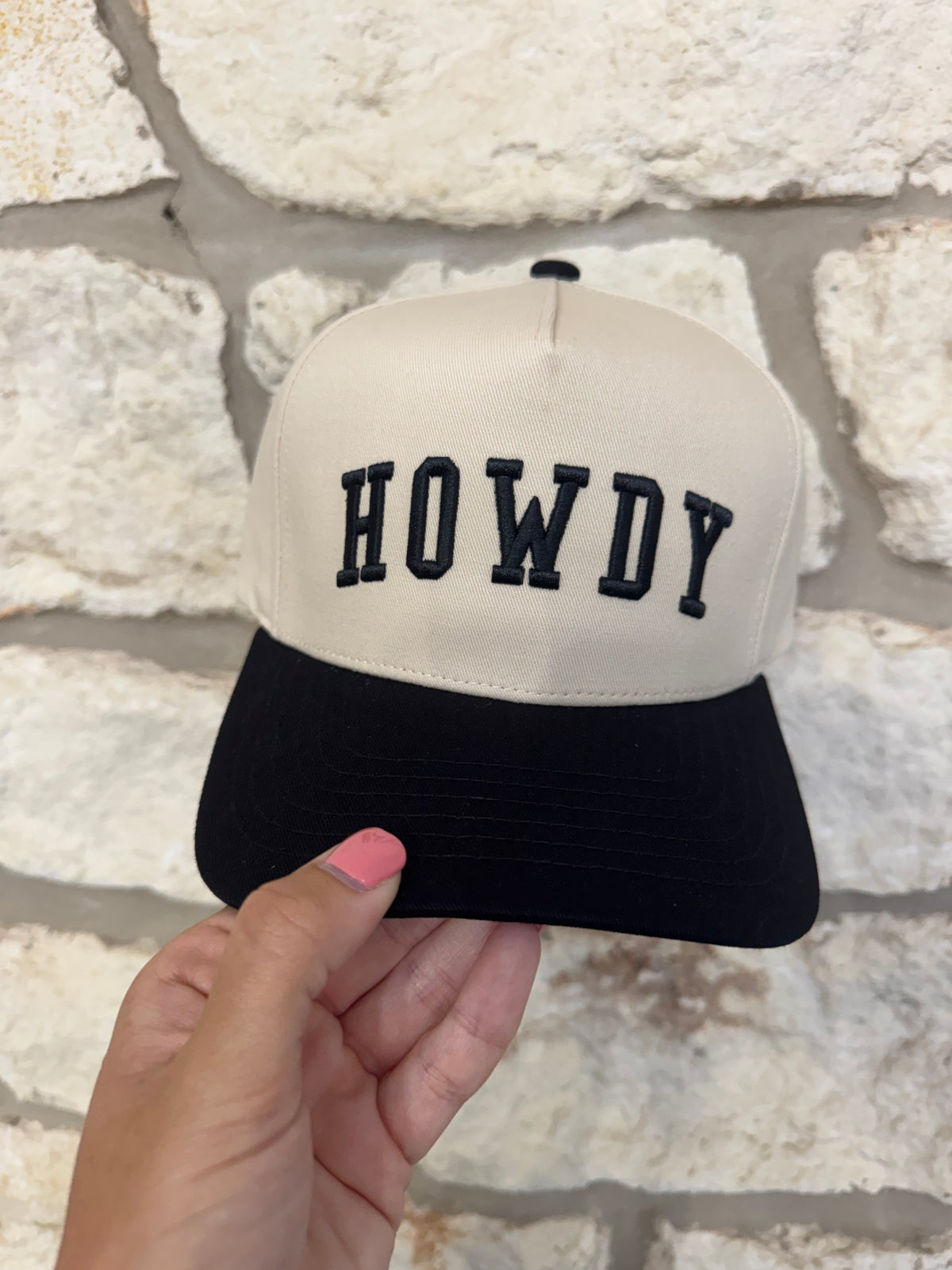 Howdy Black C.C. Hat