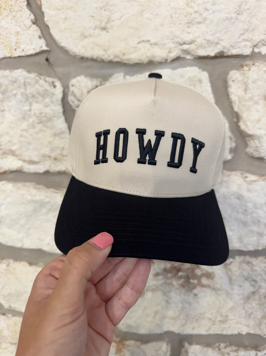 Howdy Black C.C. Hat