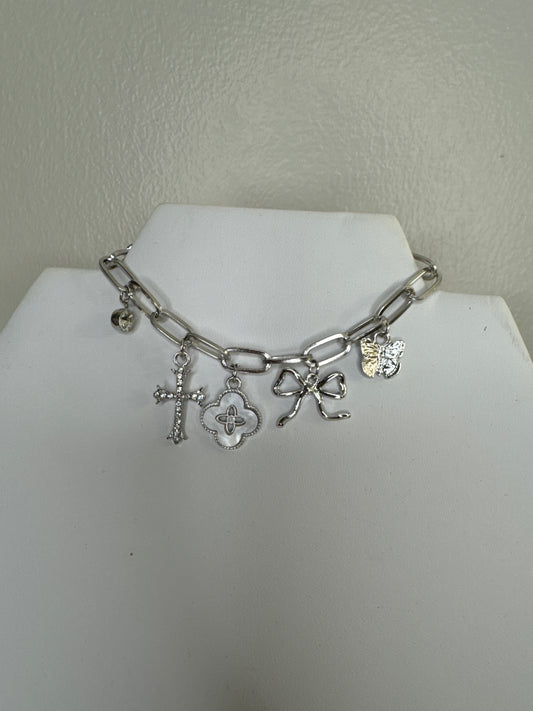 Silver Charm Bracelet