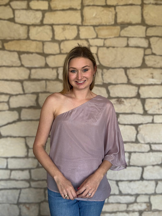 Girls Night Out Top- Mauve