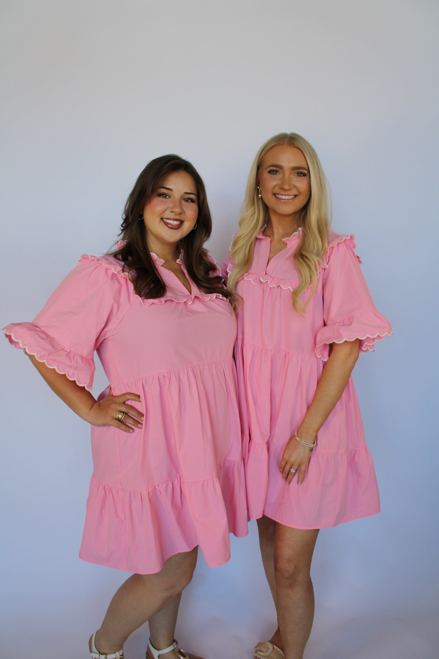 Fall Feels Dress- Pink