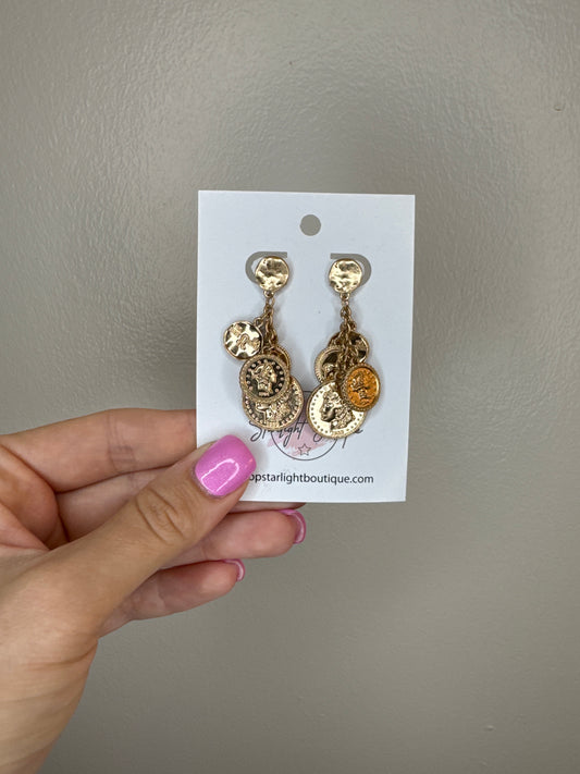 Coin Earrings