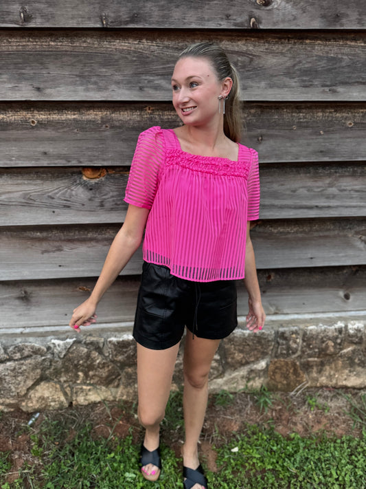 Leather Shorts