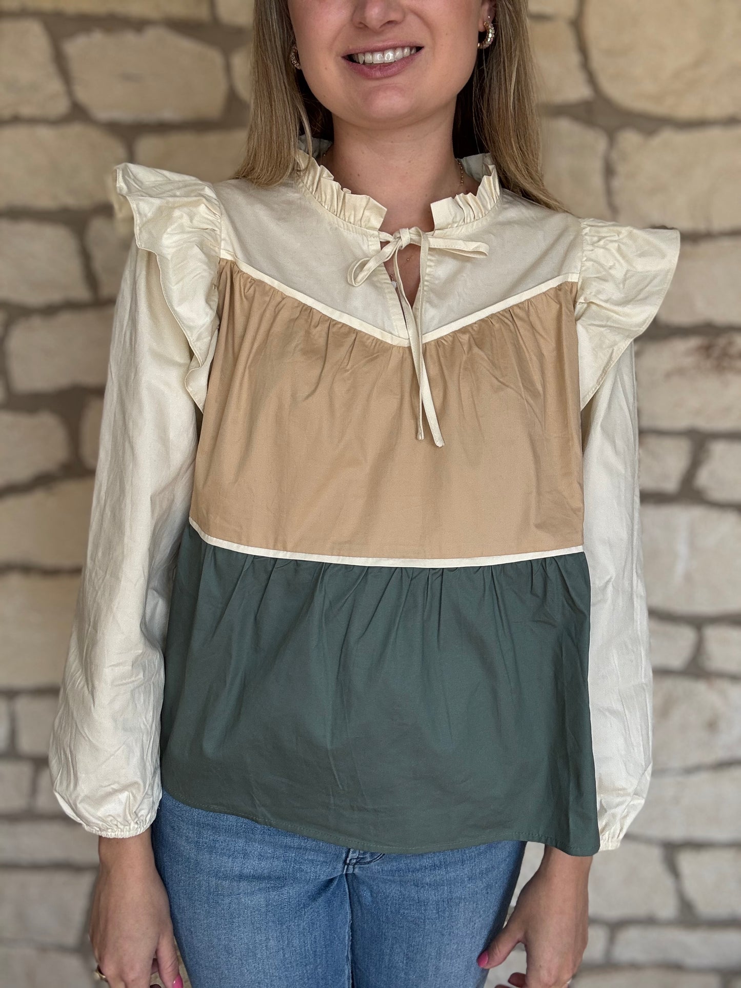 Montana Long Sleeve Cotton Top