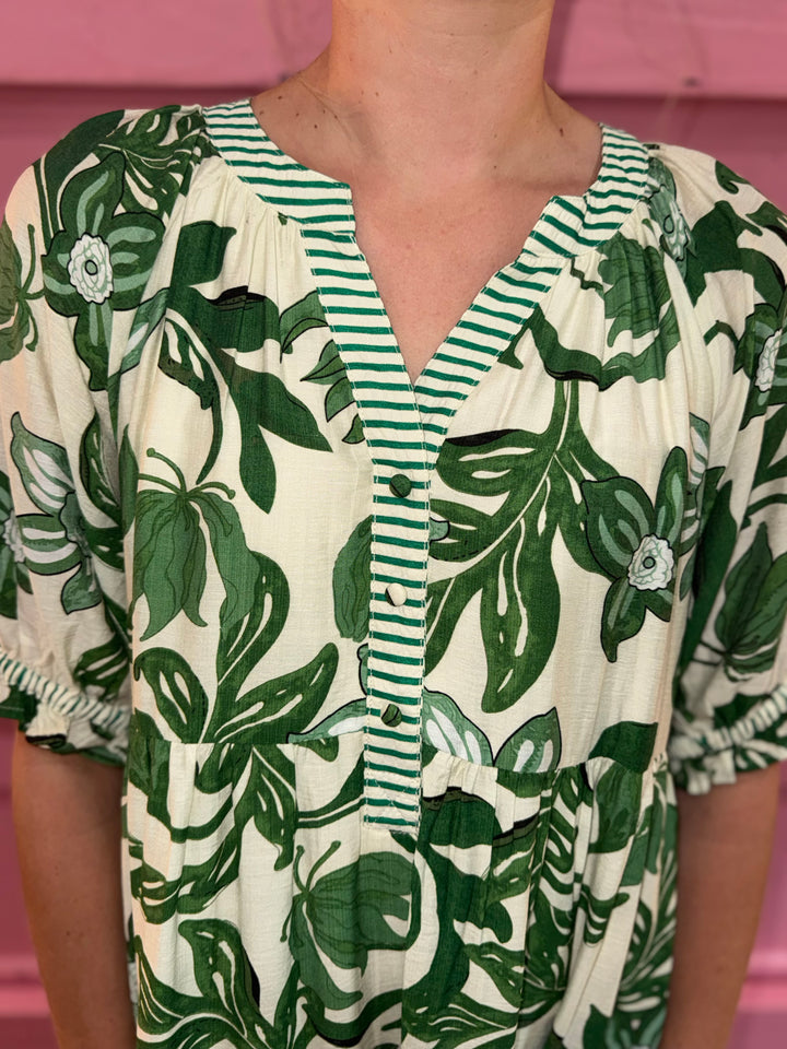 Penny Green Floral Maxi Dress
