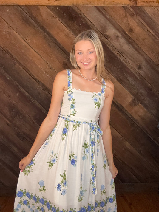 Nora Sleeveless Midi Dress