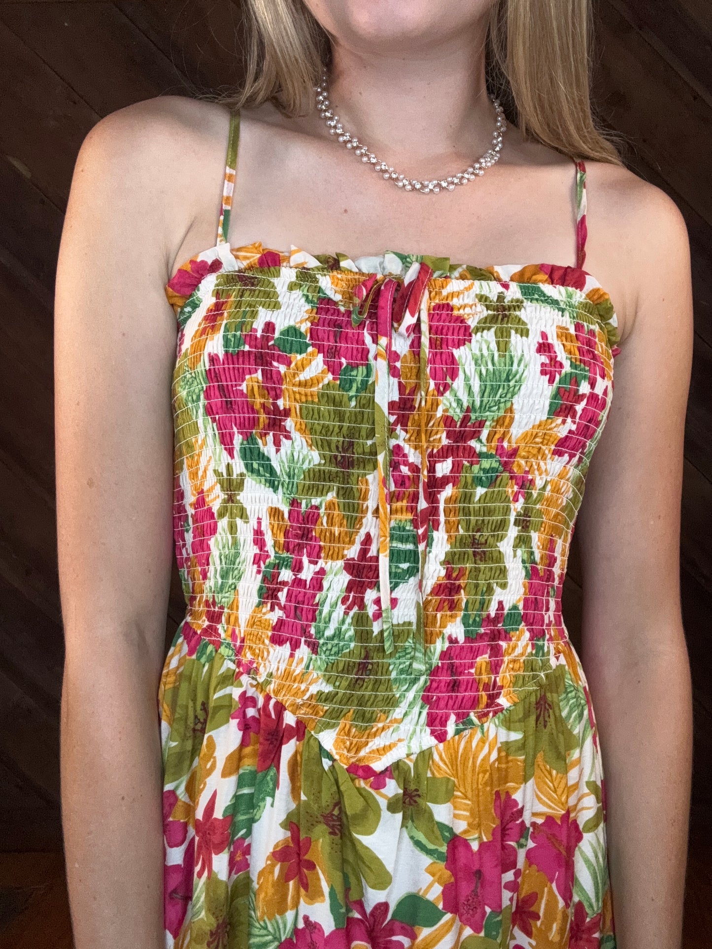 Sofia Floral Midi Dress