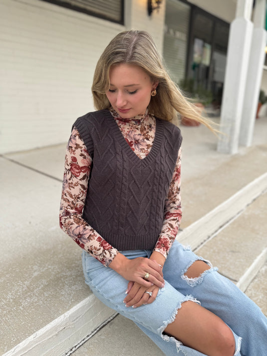 Floral Undershirt