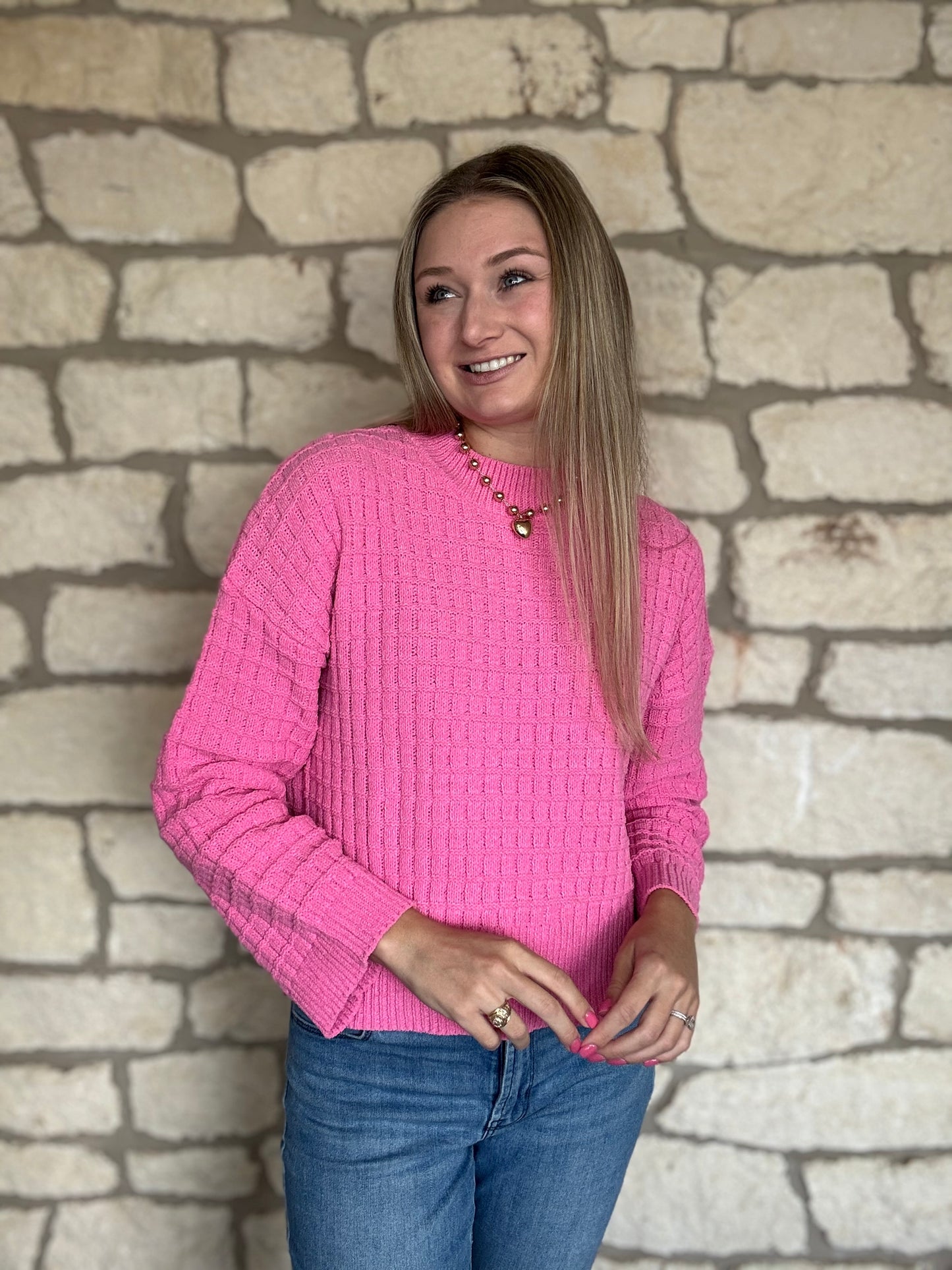 Pretty in Pink Sweater