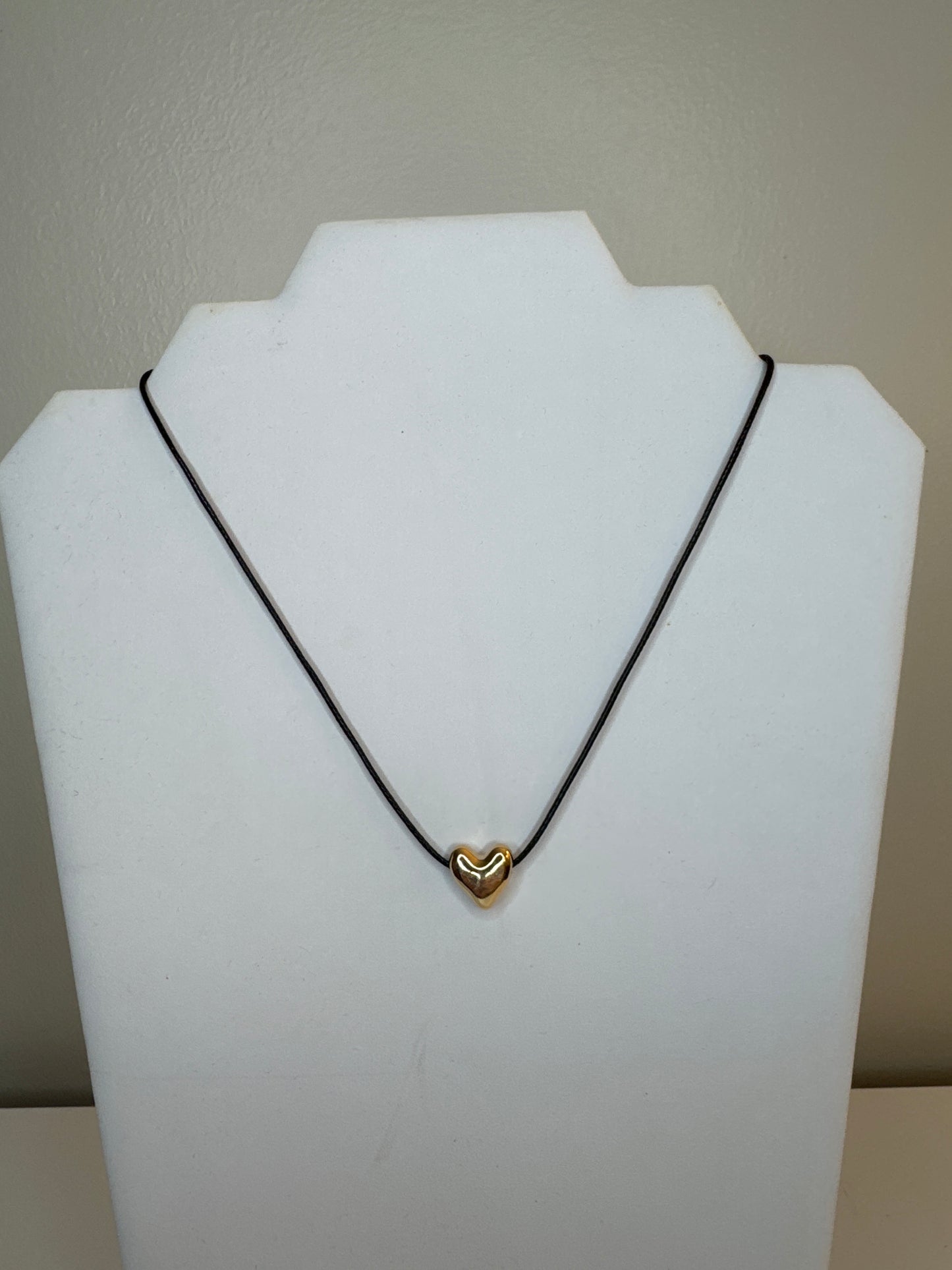Cord Heart Necklace