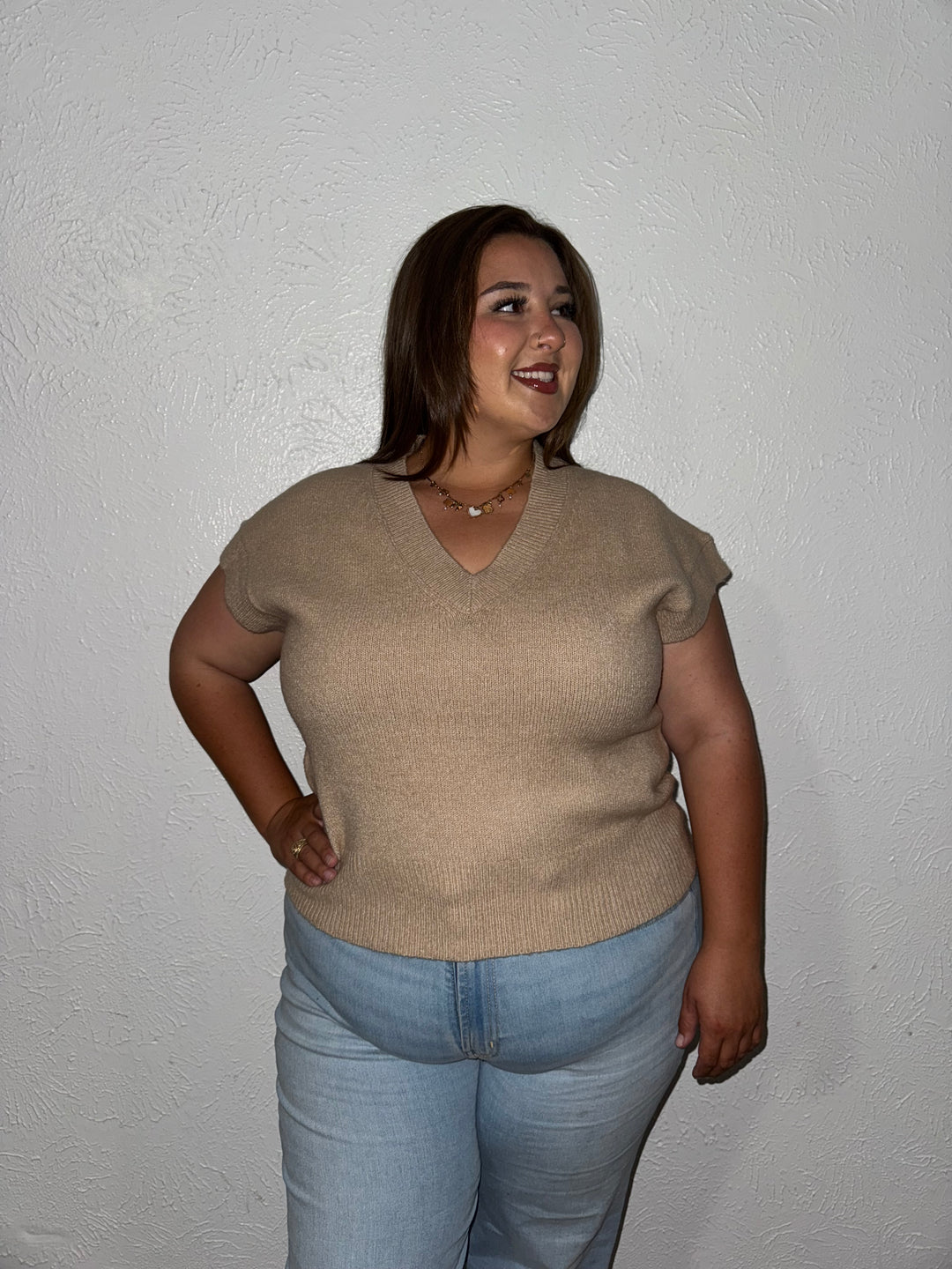 Amy V Neck Sweater Shirt