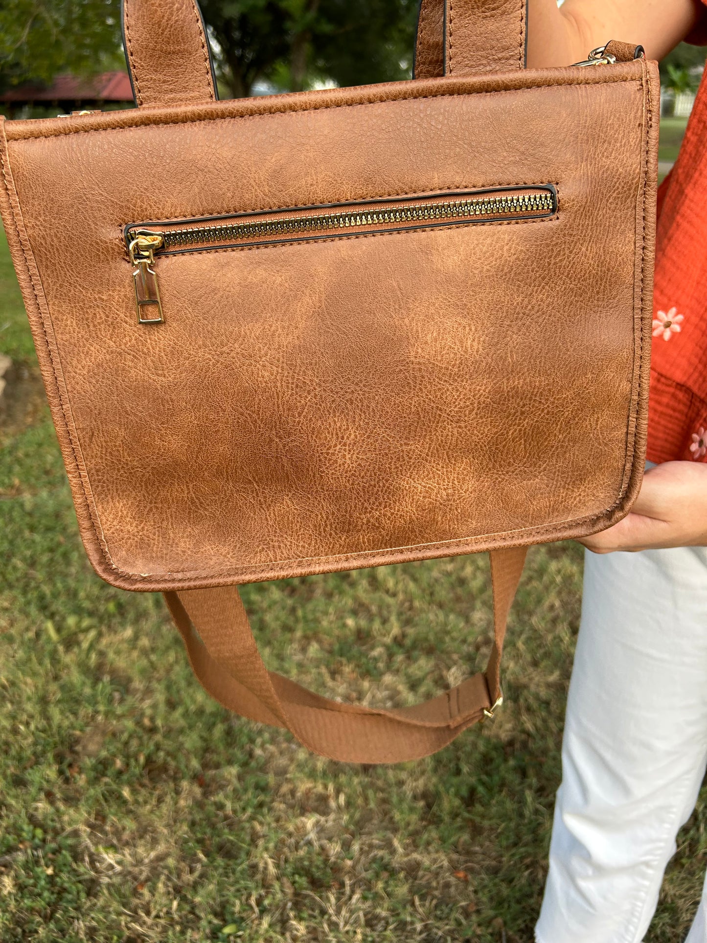 Leather Purse- Brown