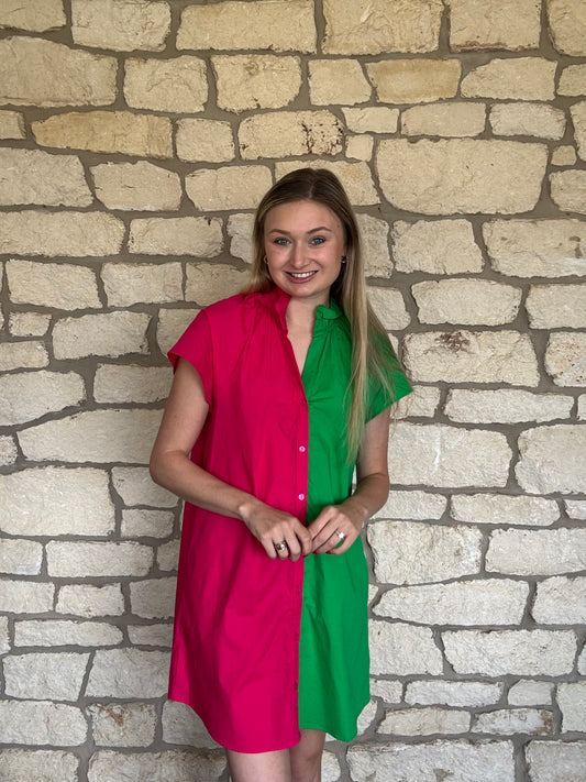 Color Block Dress