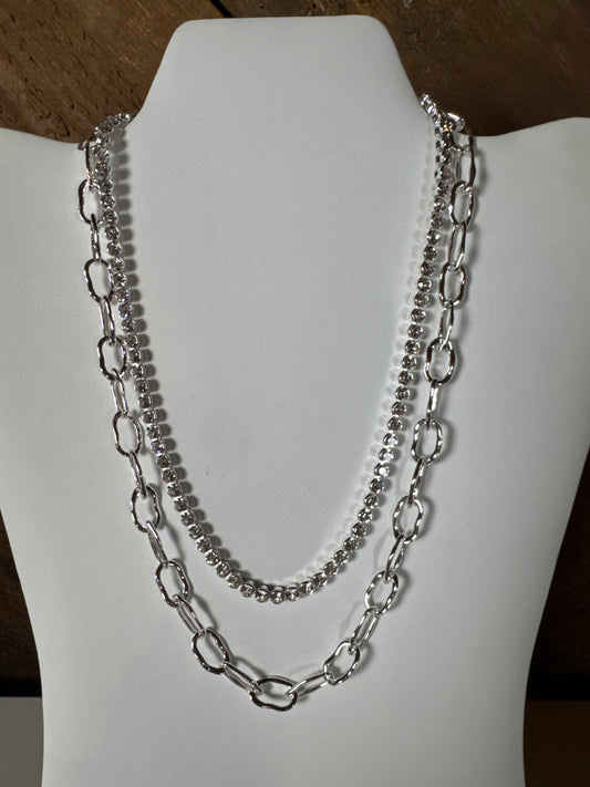 Avery Silver Multi Way Necklace