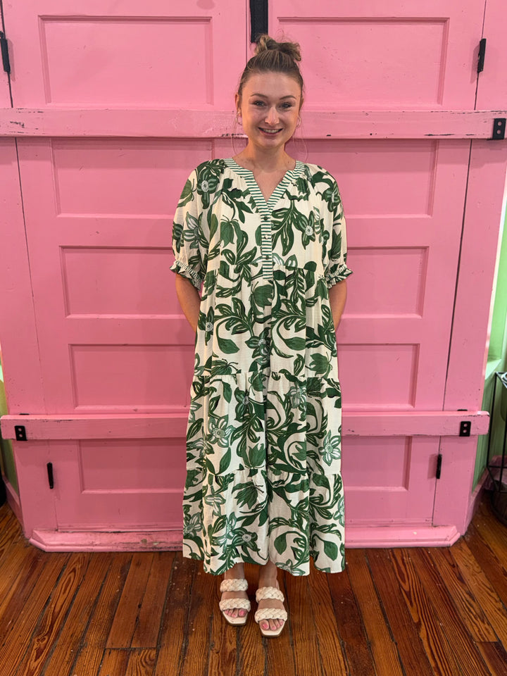 Penny Green Floral Maxi Dress