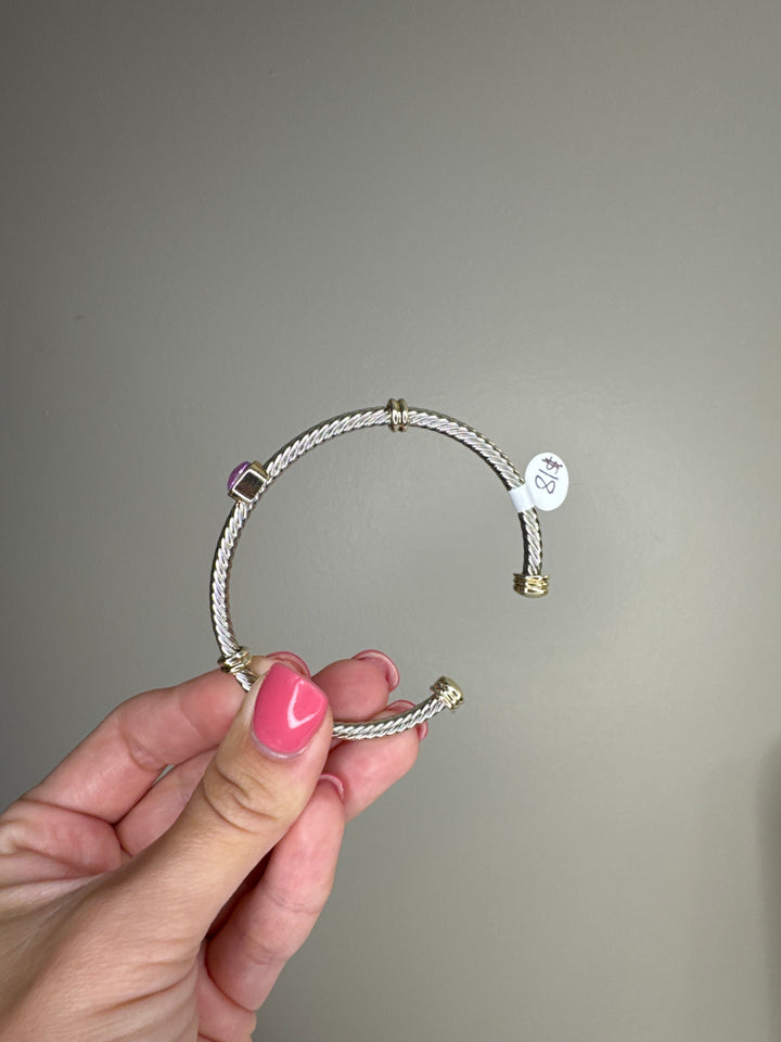 Cable Bracelet 28
