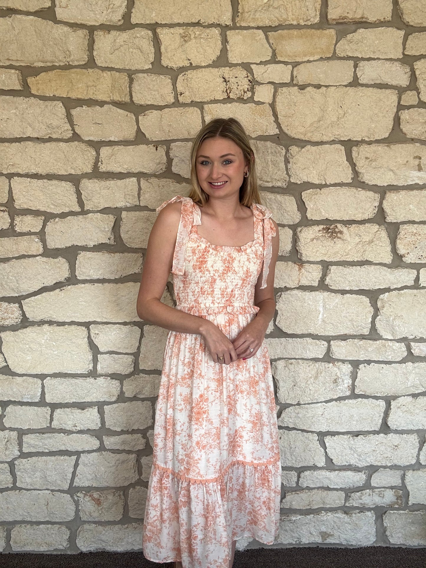 Picnic Dress- Apricot