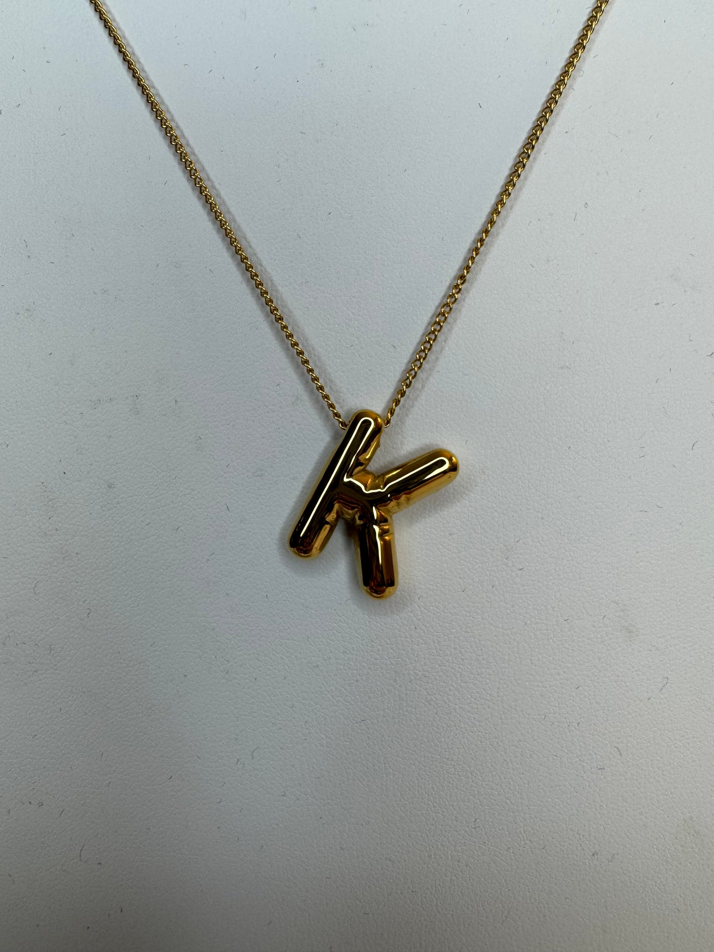Balloon K Necklace