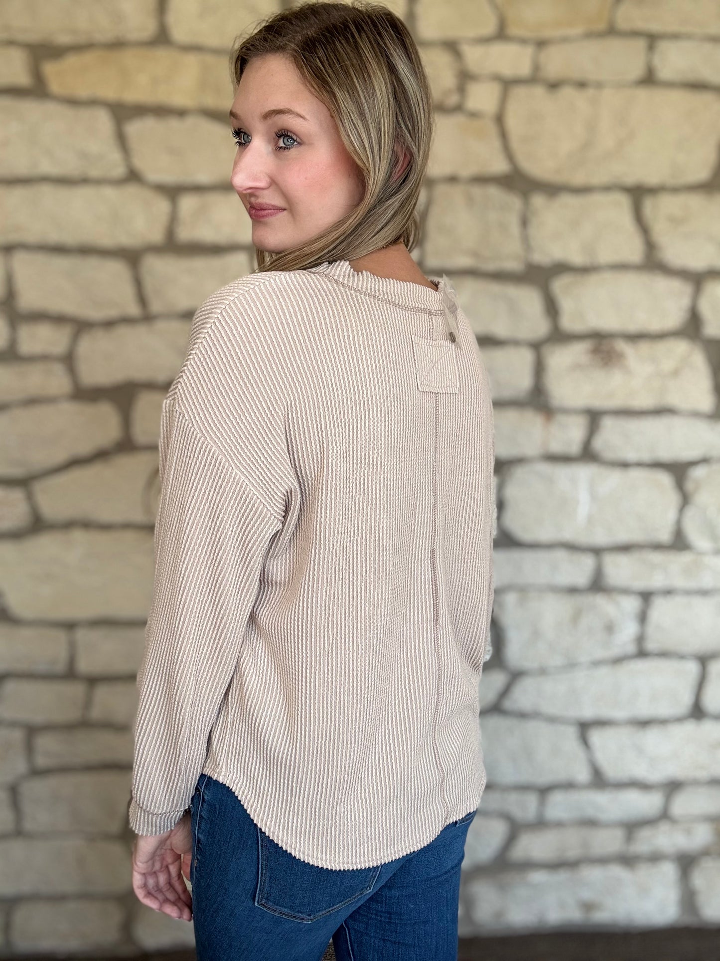 Kelsey Top- Khaki